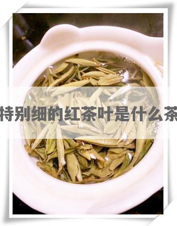 特别细的红茶叶是什么茶