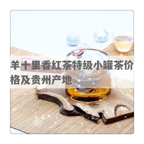 羊十里香红茶特级小罐茶价格及贵州产地
