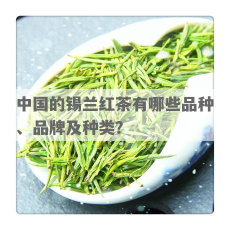 中国的锡兰红茶有哪些品种、品牌及种类？