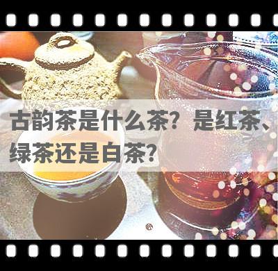 古韵茶是什么茶？是红茶、绿茶还是白茶？