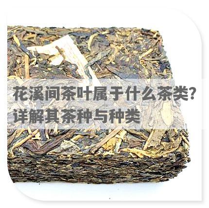 花溪间茶叶属于什么茶类？详解其茶种与种类