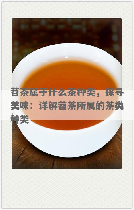 苕茶属于什么茶种类，探寻美味：详解苕茶所属的茶类种类