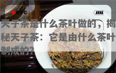 天子茶是什么茶叶做的，揭秘天子茶：它是由什么茶叶制成的？