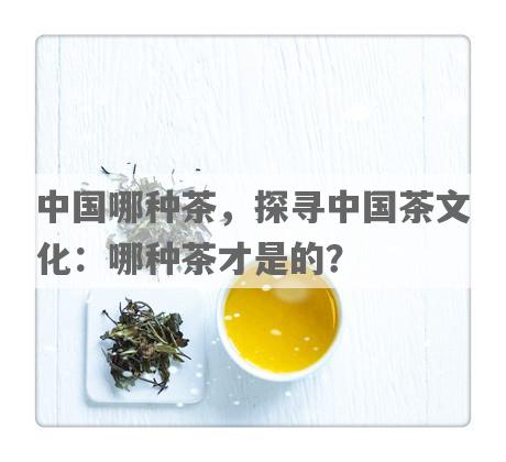 中国哪种茶，探寻中国茶文化：哪种茶才是的？